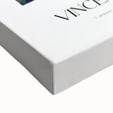 Large canvas print of a black and white impressionist landscape painting, suitable for bedroom wall art.