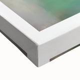 Large art featuring a black and white landscape painting on stretched canvas, suitable for bedroom wall decor.