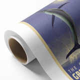 Great Barrier Reef Retro Travel Poster | Fishing Paradise Art