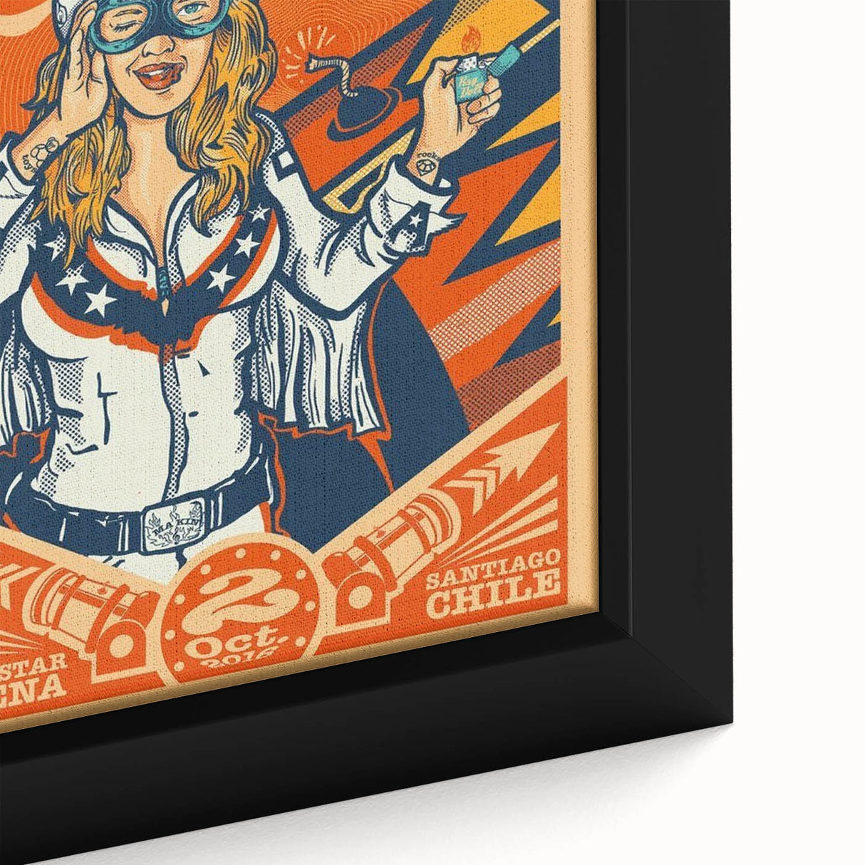 Aerosmith Retro Poster – Vintage Tour Wall Art Print