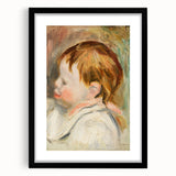 Charming Realism Art Print – Baby's Head by Renoir