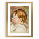 Charming Realism Art Print – Baby's Head by Renoir