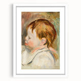 Charming Realism Art Print – Baby's Head by Renoir