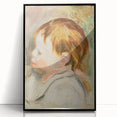 Charming Realism Art Print – Baby's Head by Renoir