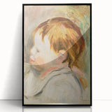 Charming Realism Art Print – Baby's Head by Renoir