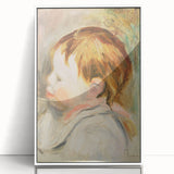 Charming Realism Art Print – Baby's Head by Renoir