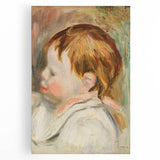 Charming Realism Art Print – Baby's Head by Renoir