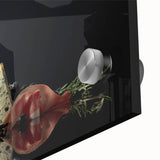 Wine & Cheese Elegance - Sophisticated Kitchen Wall Art