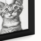 Bathroom Wall Art - Cat with Toilet Paper Hat