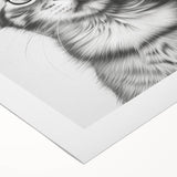 Bathroom Wall Art - Cat with Toilet Paper Hat