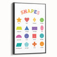 Shapes Kids Educational Wall Art – Fun Learning Poster
