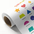 Shapes Kids Educational Wall Art – Fun Learning Poster