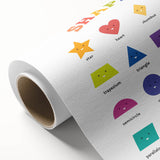 Shapes Kids Educational Wall Art – Fun Learning Poster