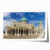 Ethiopian landscape with vibrant greenery and mountains on a rolled canvas, ideal for art wall dining room.