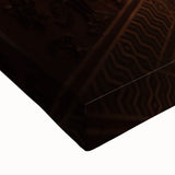 Black and white landscape painting of Moroccan scenery on large stretched canvas, suited for bedroom wall art.