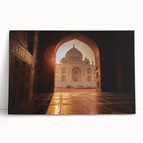 Black and white stretched canvas of Moroccan scenery, ideal for kitchen wall art or bedroom ambiance.