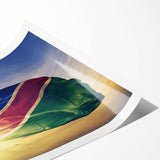 Extra large rolled print of line art flowers in muted earth tones, ideal for large living room wall art.