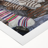 Art deco poster featuring a vibrant, stylized depiction of the Georgia landscape on rolled canvas.