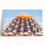 Black and white photograph of an Indonesian landscape on stretched canvas, suitable as large art for kitchen or bedroom.