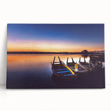 Black and white photo of Myanmar scenery on stretched canvas, ideal for kitchen wall art or bedroom ambiance.