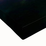 Black and white landscape art painting of a Philippine rural scene on stretched canvas, suitable for bedroom wall art.