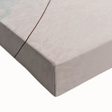 Large art of a Thai landscape in black and white on stretched canvas, suitable for bedroom decor.