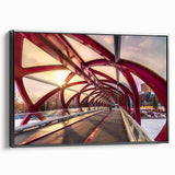 Black and white landscape art painting of Alberta, Canada on framed canvas, ideal for bedroom wall decor.