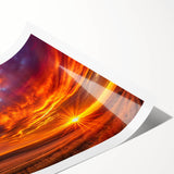 Extra large rolled print of line art flowers in monochrome, ideal for large living room wall art.