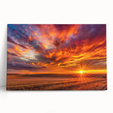 Black and white photo of Saskatchewan scenery on large stretched canvas, ideal for kitchen wall art or bedroom ambiance.
