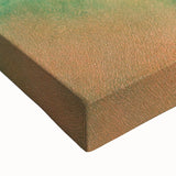 Black and white landscape art painting of a serene Puerto Rican coastline on large stretched canvas.