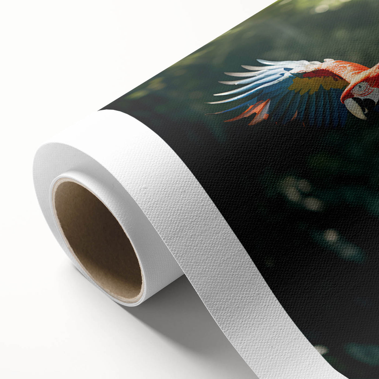 Art deco poster of a Costa Rican landscape in soft pastel shades on rolled canvas, suitable for nursery wall art.
