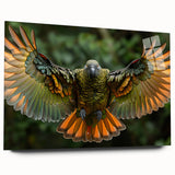 Large abstract wall art depicting a serene Guatemalan landscape in soft pastel tones on acrylic glass.