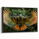 Black and white framed canvas of a Guatemalan landscape in vintage poster style, ideal for bedroom decor.