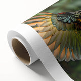 Art Deco poster featuring a stylized Central American scenery in vibrant colors on rolled canvas, ideal for nursery wall art.