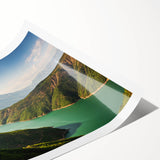 Extra large wall art featuring line art flowers in black on a white background.