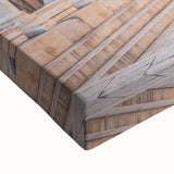 Black and white landscape art painting of a European scenery on large stretched canvas, suitable for bedroom wall decor.