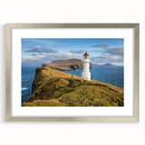 Extra large wall art featuring an abstract print of European scenery in textured silver frame, ideal for living room decor.