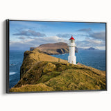 Black and white wall art featuring a vintage Danish landscape on framed canvas, ideal for bedroom decor.