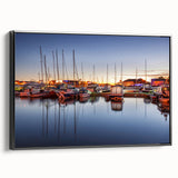 Black and white framed canvas of a vintage Estonian landscape, ideal for bedroom wall art.