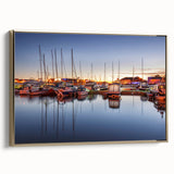 Framed canvas depicting a vintage-style Estonian landscape in muted gold and black tones, suitable for bedroom decor.