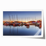 Scenic Estonia landscape on rolled print, featuring lush greenery and a serene lake, ideal for art wall dining room.