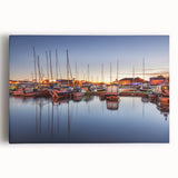 Black and white large art canvas featuring a scenic Estonian landscape, ideal for kitchen wall art or bedroom ambiance.