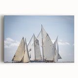 Black and white stretched canvas of a serene French countryside scene, ideal for kitchen wall art.