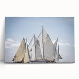 Black and white large art of a scenic European town on stretched canvas, ideal for kitchen wall art.