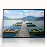 Large abstract wall art depicting a Bavarian landscape in muted earth tones on a framed acrylic panel.