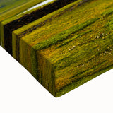 Large art of an Icelandic landscape in black and white on stretched canvas, suitable for bedroom wall decor.