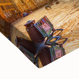 Large art of Florence landscape in black and white tones on stretched canvas, suitable for bedroom wall decor.