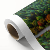 Art deco poster of a European scenery in Latvia, featuring pastel shades on rolled canvas, ideal for nursery wall art.