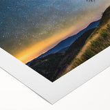 Art deco poster of a European Netherlands scenery in pastel shades on rolled canvas, suitable for dining room wall art.