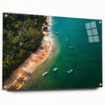 Acrylic print of Porto, Portugal scenery in vibrant colors, ideal for dining room decor.